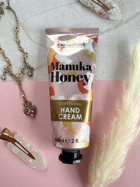 Creightons Made In England Manuka Honey Softening Hand Cream New Rose Gold Pink